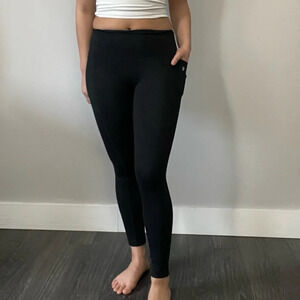 🌟 PINK Women’s Black Leggings - Size  XS 🖤